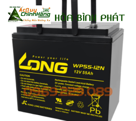 ẮC QUY LONG 12V-55Ah, WP55-12N