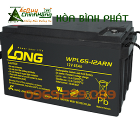 ẮC QUY LONG 12V-65Ah, WPL65-12ARN